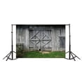 thumbnail image 3 of BSDHOME 7x5t Photography Backdrop Barn Weathered Stripes Wood Door Shabby Chic Texture Grass Field Nature Ric Photo Background Backdrops, 3 of 4