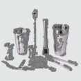 thumbnail image 1 of Kit de barman profesional de coctelera Boston de acero inoxidable de 9 piezas, 1 of 1