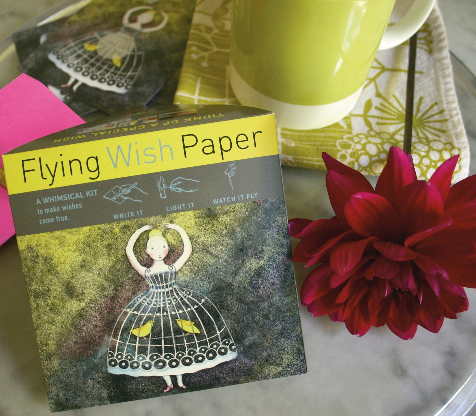 CUPPA LOVE Mini Flying Wish Paper Kit - Sunnyside Gifts