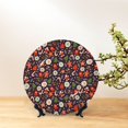 thumbnail image 6 of Lukts Winter Holiday Christmas for Bone China Decorative Plates, Ceramic Plates, Dinner Plates with Display Stand, Artistic Ceramic Decorations Suitable for Home and Office-10in, 6 of 6