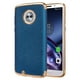 thumbnail image 2 of Funda Case para Moto G6 Plus Protector con Textura Saffiano y Bordes Cromados Idenmex exclusico Moto G6 Plus, 2 of 3