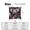 thumbnail image 5 of Koala Pillow Covers Set of 2 with Unique Patterns for Bed, Chair, and Throw Pillows - Available in 16x16, 18x18, and 20x20 Inchesfor Various Occasions, 5 of 6