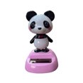 thumbnail image 2 of mdesiwst Car Ornament Solar-Powered Panda Dashboard Nodding Toy Car Interior Decoration with Swing Head Cute Car Dashboard Accessory Fun Gift for Car Lovers, 2 of 8