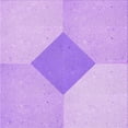 thumbnail image 1 of Ahgly Company Machine Washable Indoor Square Transitional Heliotrope Purple Area Rugs, 6' Square, 1 of 7