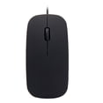 thumbnail image 3 of Mouse Wired Thin Matte Computer Mouses Computers Fitting Desktop Game Networking Laptop Gift Networking Keyboards Table Working Black, 3 of 9