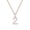 Rose Gold 2, variant on Women's Diamond Angel Number Necklace 5 Cubic Zircon Numbers Pendant Choker Chain Numerology Jewelry Gold