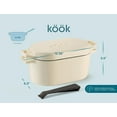thumbnail image 2 of Enameled Cast Iron Dutch Oven with Lid, Dual Handles, 3.4 Qt, , Dishwasher Safe, 2 of 5
