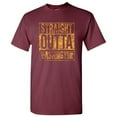 thumbnail image 2 of UGP Campus Apparel Straight Outta Washington T-Shirt - Large - Maroon, 2 of 6