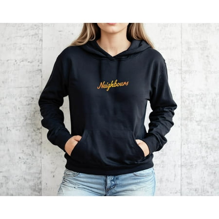 BoldFit77 Beloved Retro Neighbours Show Graphic Design, Vintage Australian TV Fan Style Hoodie, for Unisex, up to size 5XL.