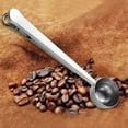 thumbnail image 5 of CASAFUN Coffee Scoop Clip,2-in-1 Stainless Steel Coffee Measuring Spoon with Sealing Clips, Kitchen Craft Long Handle Spoon Bag Clip for Coffee, Milk Powder, Oatmeal, Tea,Spices, 5 of 6