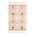 thumbnail image 3 of Unique Loom Mesa Collection Area Rug - Papago (4' 1" x 6' 1" Rectangle Pink/Cream), 3 of 7