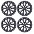 thumbnail image 4 of 16" Set of 4 Hubcaps Wheel Rims Cover Fit 2015-2017 Toyota Camry /2015-2017 Toyota Camry Hybrid Compatible with Steel Wheels Snap on Installation(16-inch,Black Matte), 4 of 12