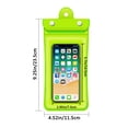 thumbnail image 3 of bedienty PVC Phone Waterproof Bag 3-layer Sealed Universal Solid Screen Replacement Drifting Beach Pouch Accessories Green 1Set, 3 of 6