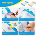 thumbnail image 3 of 2 Pack Pool Float Pool Hammock, Multipurpose Inflatable Water Hammock Swimming Pool Floaties, Pool Raft Hammock Lounger Chair with Air Pump, Pool Floats Adult for Beach, Lake (Yellow, Blue), 3 of 7