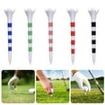 thumbnail image 2 of Huhudde 20Pcs/pack Golfs Tees Golfs Base Golfs Holder Tees Golfs Castles Tees Golfs Tees for Driver Training, 2 of 17
