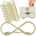 thumbnail image 1 of 12pcs Fer Message Clip Numéro de Table de Mariage Titulaire Restaurant Titulaire de Carte de Table, 1 of 7