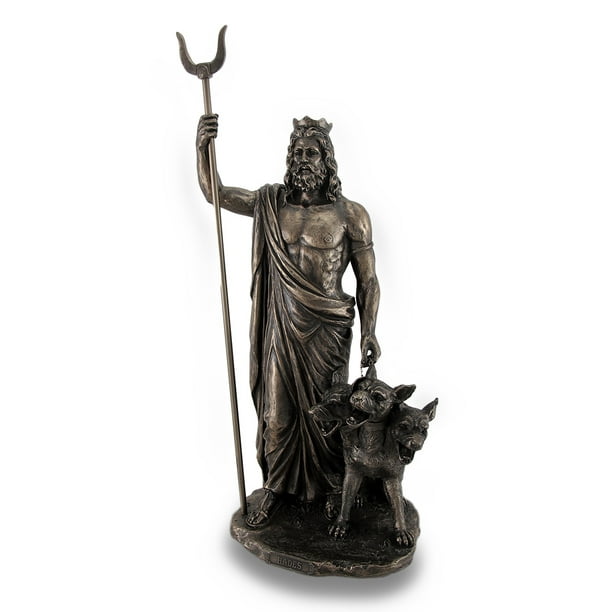 Greek God Of The Underworld Hades Bronze Finished Statue - Walmart.ca