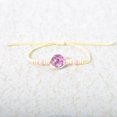 thumbnail image 1 of Nvzi Pulsera de flores hecha a mano - Pulsera de resina, pulsera ajustable, pulsera de flores - 2 piezas, rosa oscuro, 1 of 3