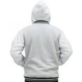thumbnail image 2 of MEN'S COLORBLOCK CORAL FLEECE LINED JACKET WITH HOOD. FULL ZIP, PLUSH, WARM AND COZY., 2 of 2