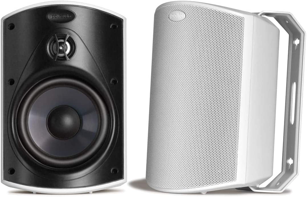Polk Audio Atrium 5 Outdoor Speaker 60Hz-25kHz White Brand New Pair 
