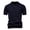 Navy, variant on SGFCWSX Mens Polo Shirts Slim Fit Short Sleeve V-Neck Textured Knit Casual Golf Shirts for Men Gray Size S