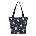 thumbnail image 3 of Fotbe Panda Astronaut Pattern Beach Tote,Shoulder Handbag,Spacious Tote Bag,Lightweight Travel Bag,Versatile Shopping Bag, 3 of 9