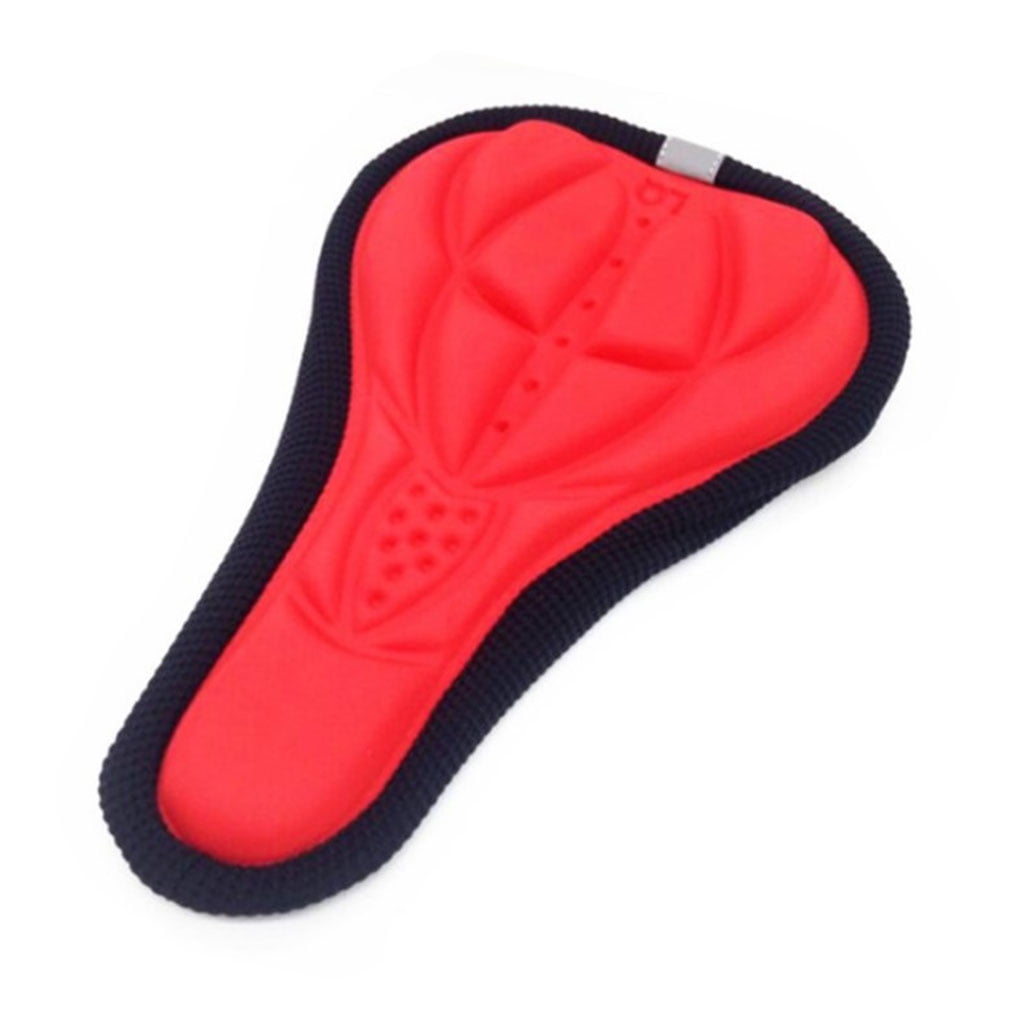 3D Silicone Gel Bike Bicycle Cycling Saddle Seat Cover Extra Comfort Cushion Pad