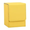 thumbnail image 1 of HILABEE Card Deck Boxes Trading Card Storage Box for Sports Cards Trading Card Games Yellow, 1 of 9