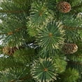 thumbnail image 5 of Nearly Natural 3.5ft. Golden Tip Washington Pine Artificial Christmas Tree with 50 Clear Lights, Pine Cones and 148 Bendable Branches in Black Metal Planter, 5 of 6