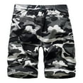 thumbnail image 2 of SWSMCLT Men's Cargo Shorts Camo Casual Fashion Short Loose with Pocket Summer Full Cotton Knee Length Lightweight Camouflage Printed Grey1 42, 2 of 2