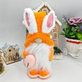 thumbnail image 4 of Twfbrm Easter Gnome Decorations, 15.7 inch Fluffy Easter Bunny Gnomes Plush Doll with Eggs, Farmhouse Faceless Dwarf Ornaments Spring Tomte Nisse Stuffed Swedish Gnomes for Holiday Party Home, 4 of 7