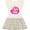 Natural with Stripes, variant on Inktastic I Love My Gigi Grandma Grandchild Girls Toddler Dress