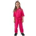 thumbnail image 1 of Disfraz de Halloween para cosplay de mono rosa de la película Barbie para niños, 1 of 4