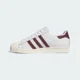 thumbnail image 3 of Adi-das Superstar 80 ADV Shoes in Crystal White / Shadow Red / Off White, 3 of 6