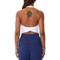 thumbnail image 2 of Cotton On Womens Plus Knit Criss-Cross Back Blouse, 2 of 2