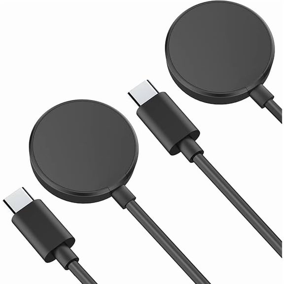 wonima01 2 Pack for Samsung Galaxy Watch Charger Compatible with Galaxy Watch 8/8 Classic/7/Ultra/6/6 Classic/5/5 Pro/4/4 Classic/3/Active 2/Active USB-C Magnetic Charging Dock Accessories 3.3FT