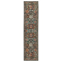 Mohawk Home Chortai Low Pile Latex Backed Stain and Fade Resistant Ornamental Multi Indoor Area Rug, 1' 11" X 10'