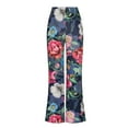 thumbnail image 6 of Enjoytime Women Yoga Pants Skinny Floral Printed Flare Leggings High Waist Fitness Running Gym Sports Stretchy Tights Trouser, 6 of 6