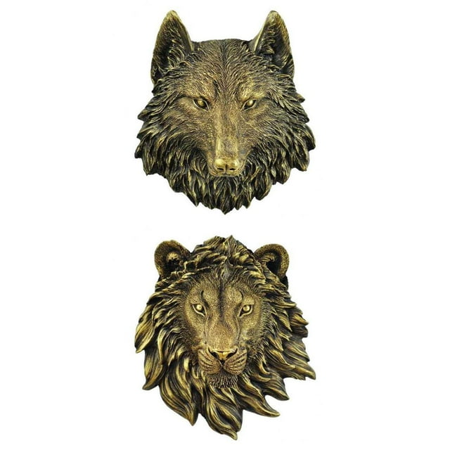 2 Piezas de de Pared de Animal, Decoración para hogar