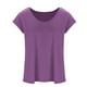 thumbnail image 5 of Puntoco - Camiseta de manga corta para mujer, informal, suelta, suave, color sólido Puntoco Puntoco-1222, 5 of 8
