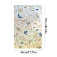 thumbnail image 3 of EGNMCR Floral Patterned Secrecy Window Film Combines Sun And Light Shading Functions electrostatic adsorption Decorative Glass Sticker For Home Office Bathroom Plastics Window Cling, 3 of 6