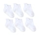 thumbnail image 2 of Medias para niños Calcetines tobilleros con buena elasticidad Uso cómodo Estilo simple Manguera de buena artesanía Sigue gateando blanco 10-12 años 6 piezas Inevent AP009062-29B, 2 of 6