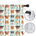 thumbnail image 4 of Blackout Kids Curtains,Lovely Dog Breeds Childrens Insulated Curtains Set Of 2,Bedroom Essentials,Toddler Room Decor 42x54in(106x137cm), 4 of 4