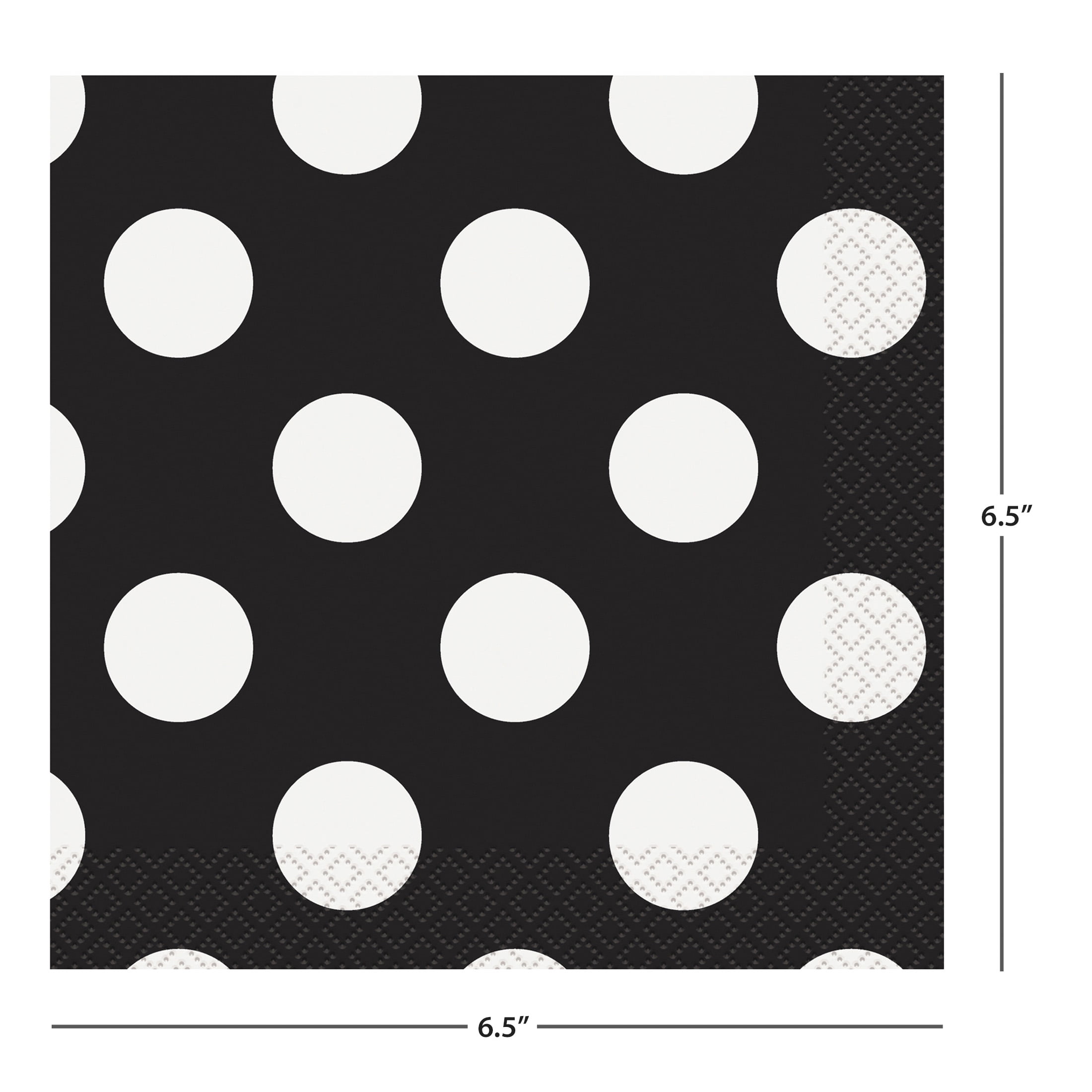 Way to Celebrate! Polka Dot Neon Pink Paper Luncheon Napkins