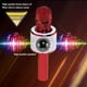 thumbnail image 4 of Micrófono para karaoke BONAOK inalámbrico Bluetooth Q37 rojo, 4 of 7