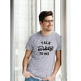 thumbnail image 2 of Talk Turkey T-Shirt Men -Smartprints Designs, Male 5X-Large, 2 of 4