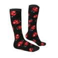thumbnail image 3 of Balery Beautiful Red Ladybug Fun Novelty Socks Men'S Women'S Crew Socks Funny Crazy Novelty Socks Quirky And Cool Socks, 3 of 9