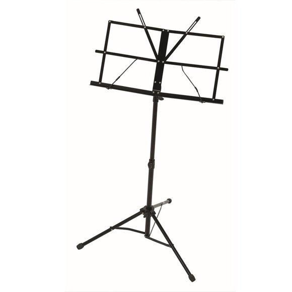 UPOUART Support de Musique Télescopique avec Sac pour Lecture Portable Noir 1ensemble