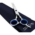 thumbnail image 4 of Ruvanti Premium Hair Cutting Scissors - Professional Barber Shears for Salon Haircut and Home Use - Sharp and Durable Stainless Steel Blades - Comfortable Grip Handles - Includes Protective Case, 4 of 6