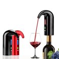 thumbnail image 2 of Thsinde Aireador de vino eléctrico Decantador Dispensador automático de vino Filtro Aireación Vertedor - [Carga USB] (El negro) Decantador electrónico + Abrebotellas de presión de aire portátil ACTIVE Biensenido a ACTIVE, 2 of 3